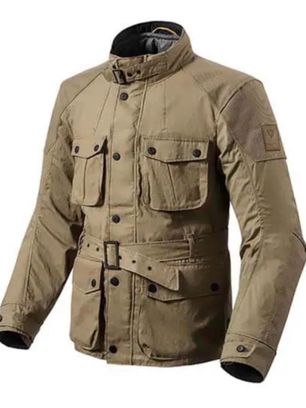 Men's British Rev'It Motorcycle Scooter Riding Jacket Touring Coat Zircon in XXL